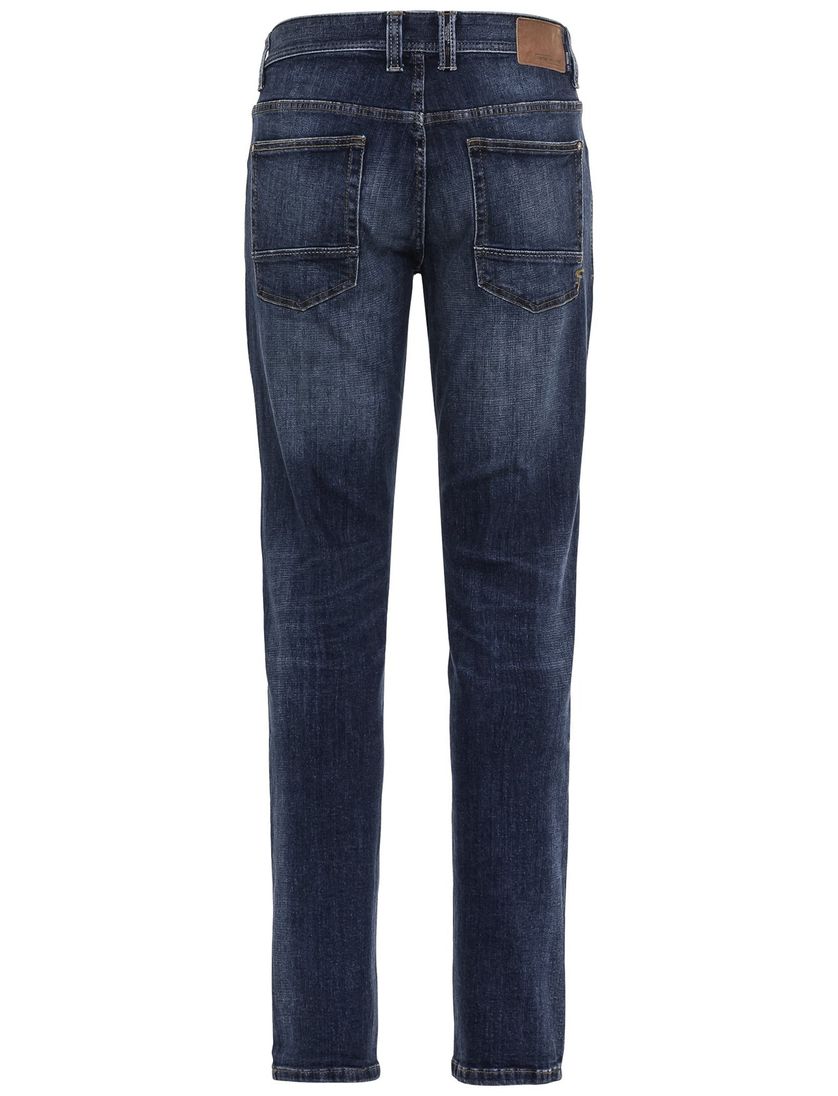 Camel Active broek 5-pocket blauw Houston normale fit