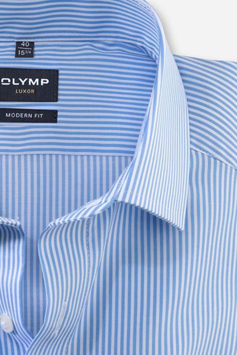 Olymp overhemd blauw Modern Fit
