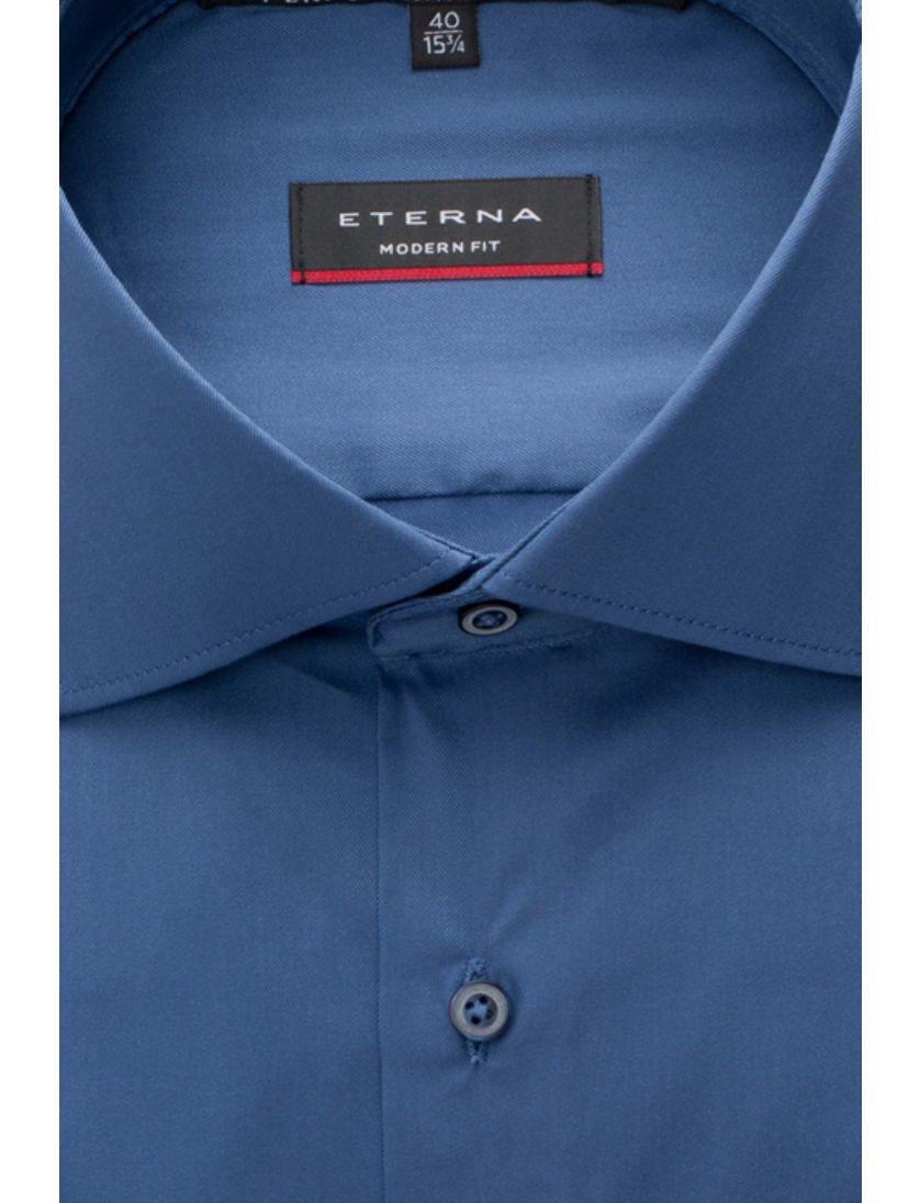 Eterna overhemd Modern Fit blauw