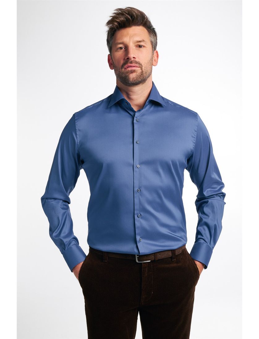 Eterna overhemd Modern Fit blauw