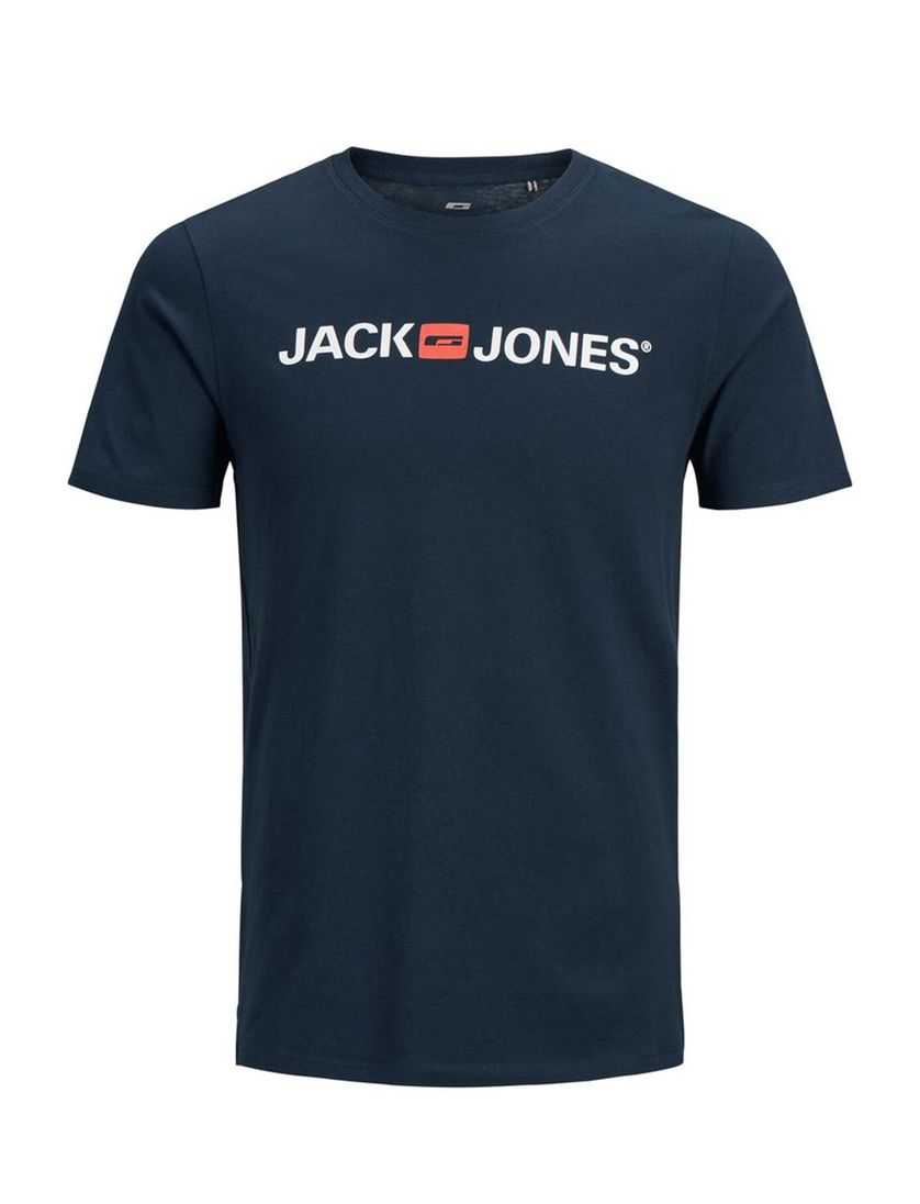 Jack & Jones t-shirt Plus Size donkerblauw
