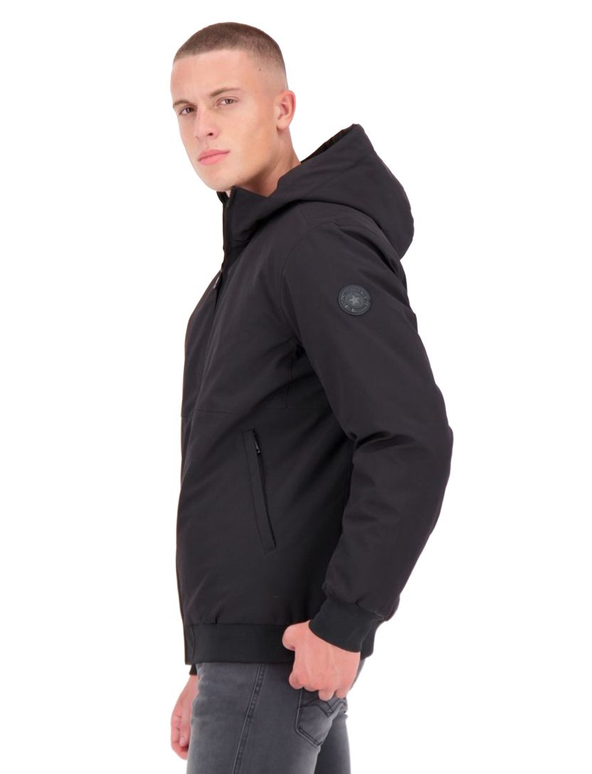 Zwarte tussenjas Airforce slim fit