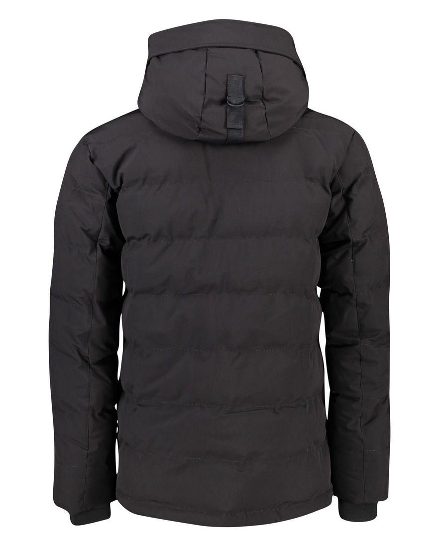 Zwarte Mitchell winterjas Airforce kort