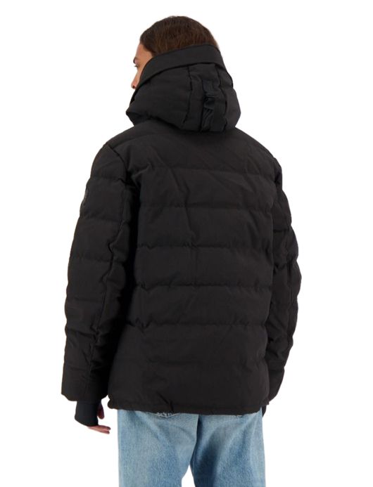 Zwarte Mitchell winterjas Airforce kort