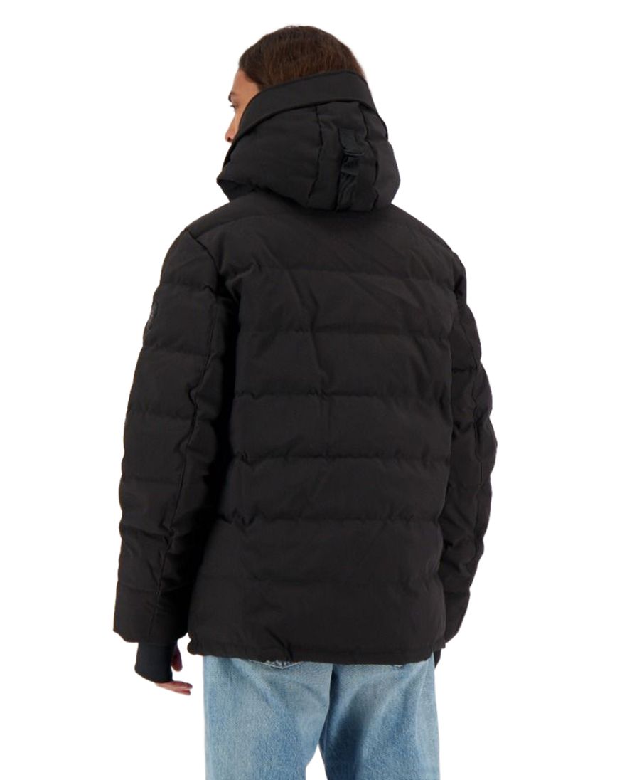 Zwarte Mitchell winterjas Airforce kort