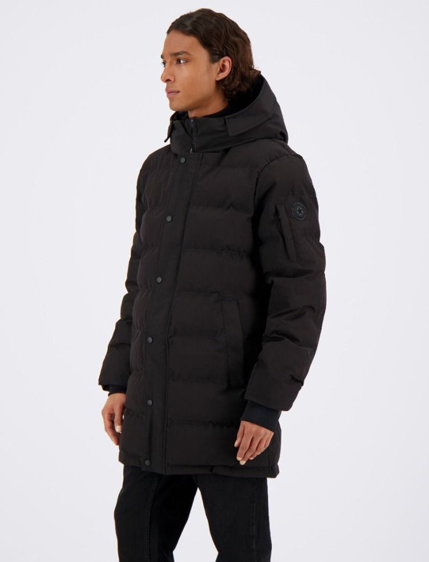 Airforce parka Chuck met capuchon zwart