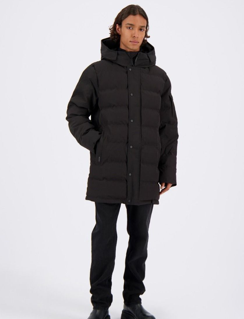 Airforce parka Chuck met capuchon zwart