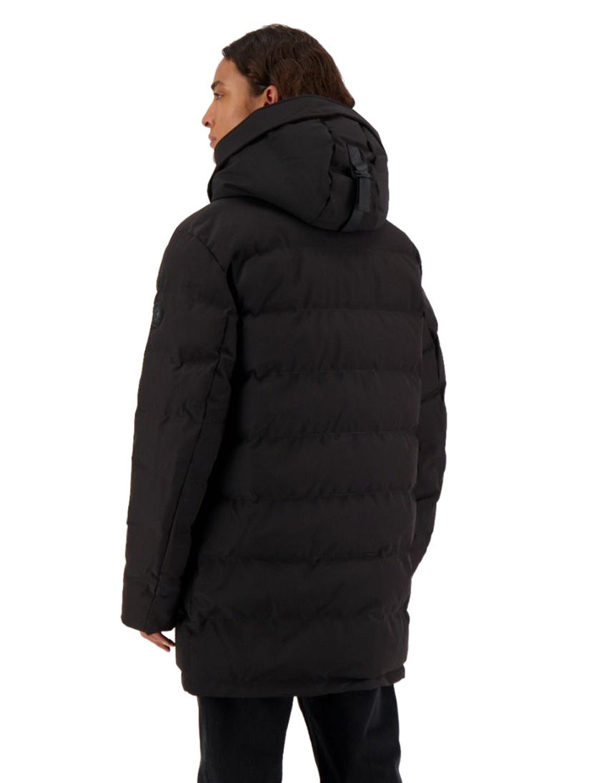 Airforce parka Chuck met capuchon zwart