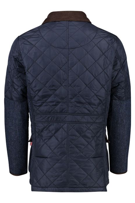 Wellington of Billmore tussenjas donkerblauw effen