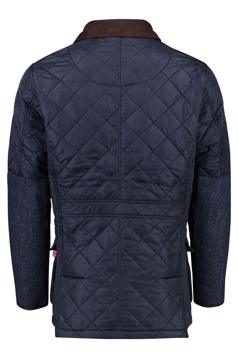 Wellington of Billmore tussenjas donkerblauw effen