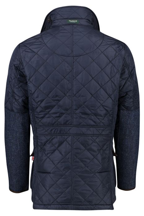 Wellington of Billmore tussenjas donkerblauw effen