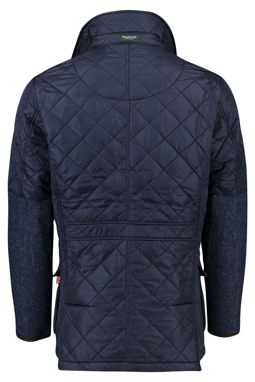 Wellington of Billmore tussenjas donkerblauw effen