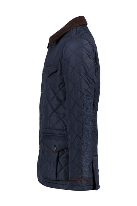 Wellington of Billmore tussenjas donkerblauw effen