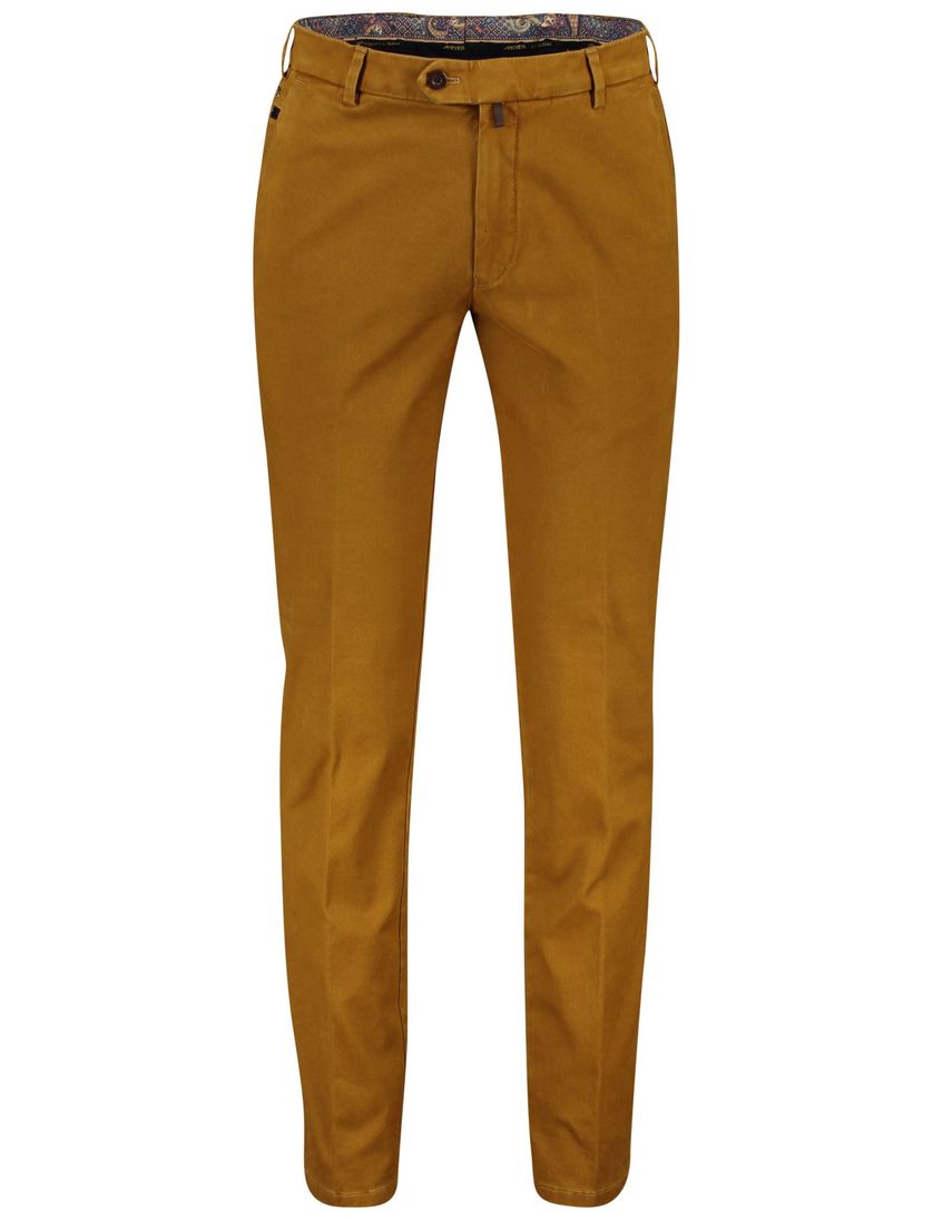 Flatfront broek Meyer Bonn camel chino