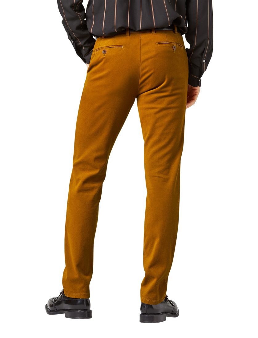 Flatfront broek Meyer Bonn camel chino