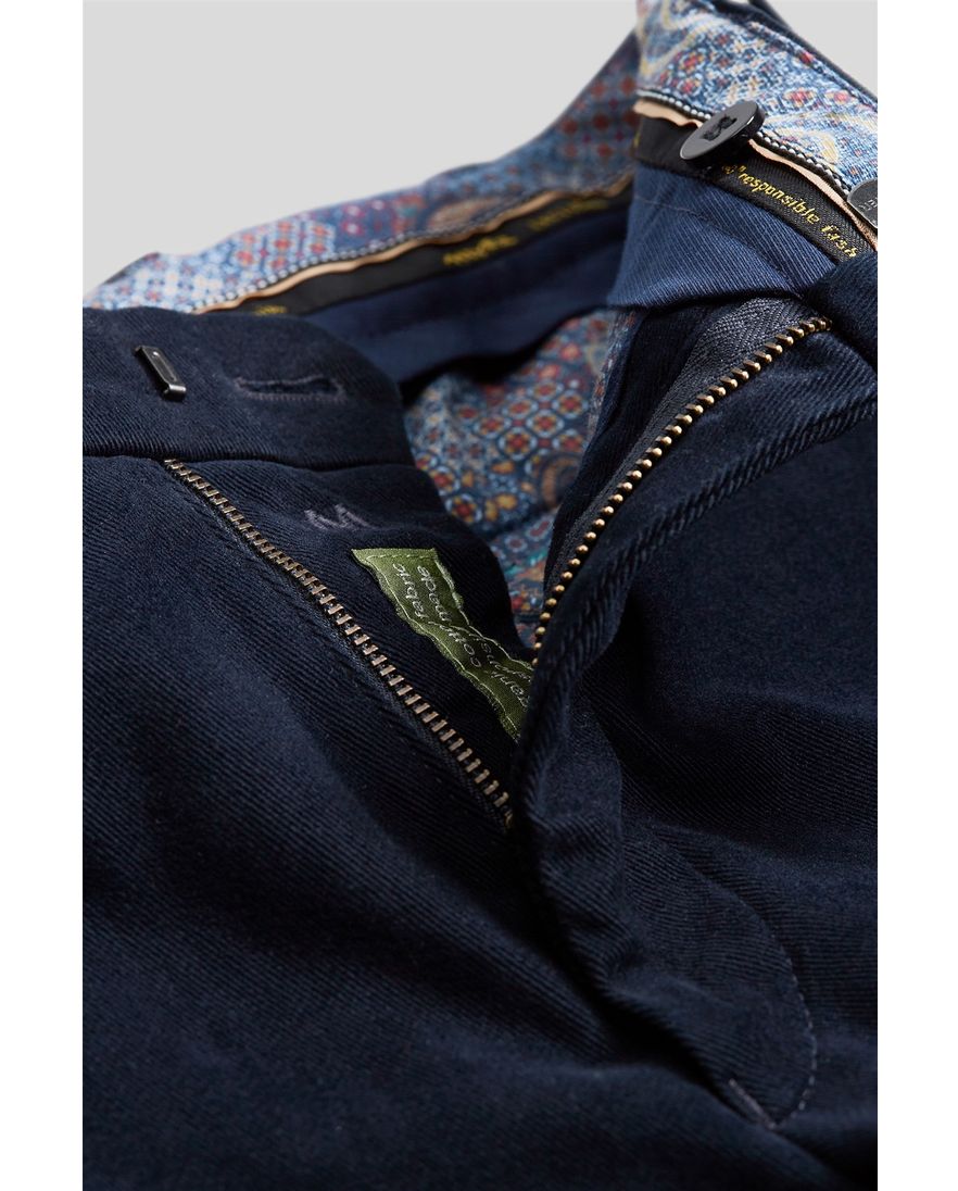 Meyer broek Bonn navy Super Stretch