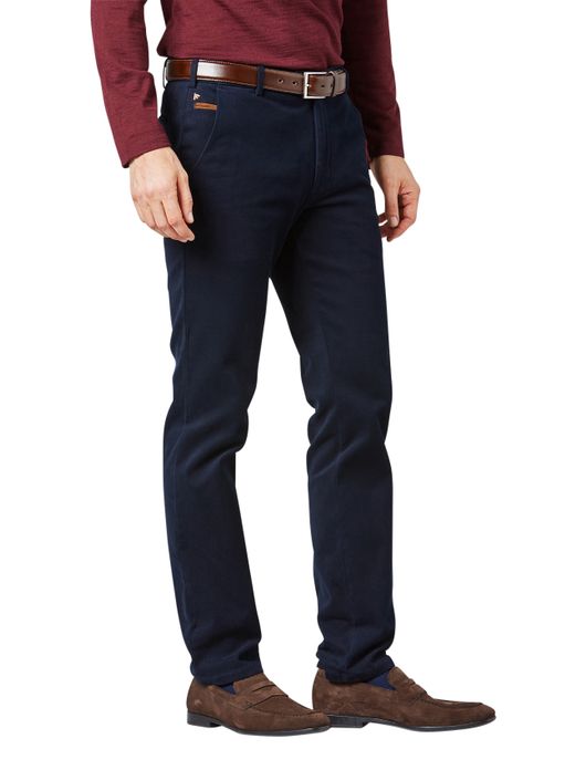 Meyer broek Bonn navy Super Stretch