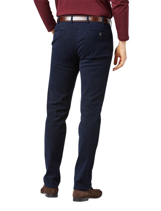 Meyer broek Bonn navy Super Stretch