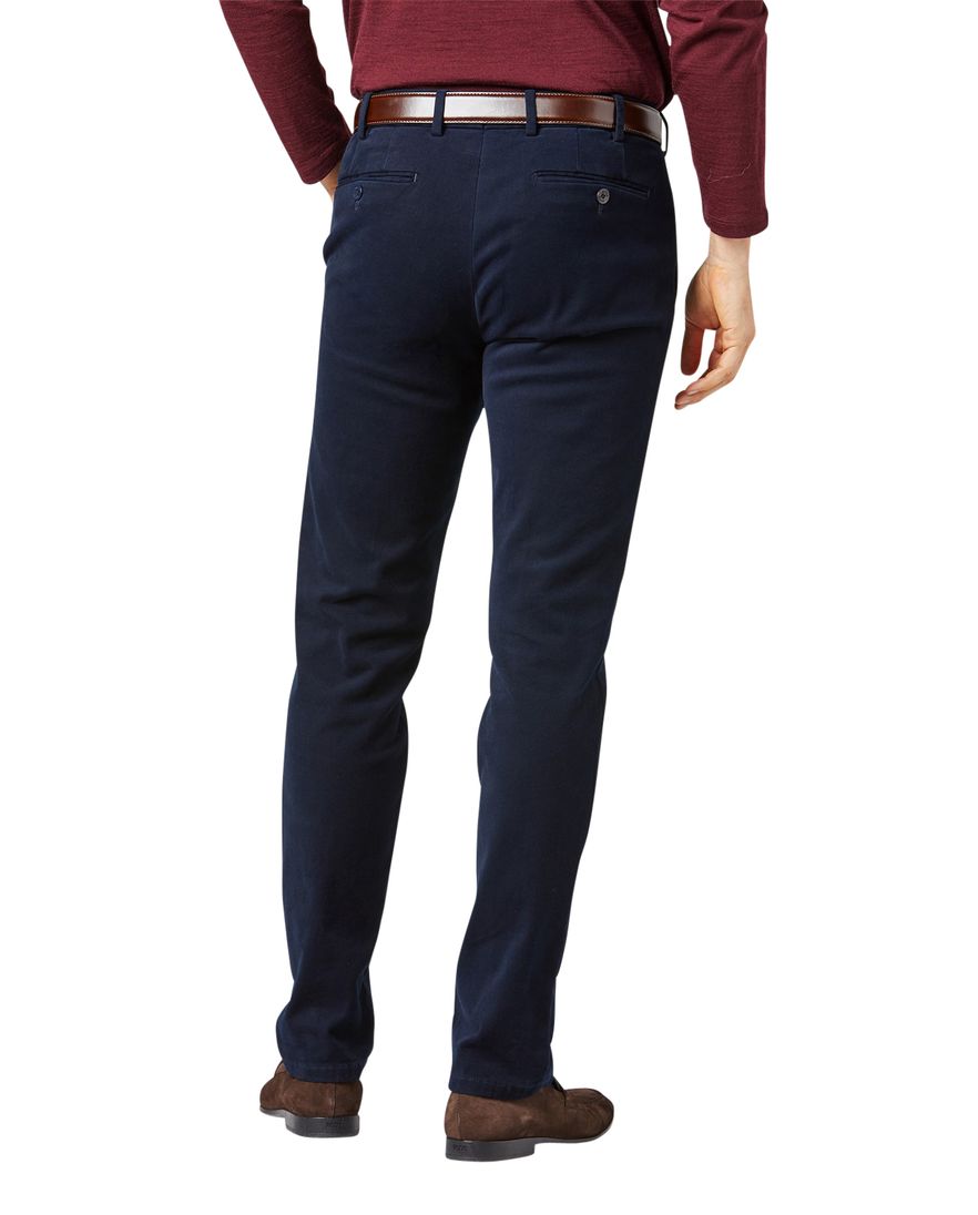 Meyer broek Bonn navy Super Stretch