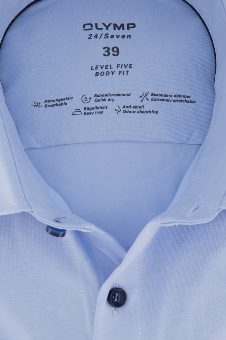 Olymp overhemd blauw Level Five Body Fit