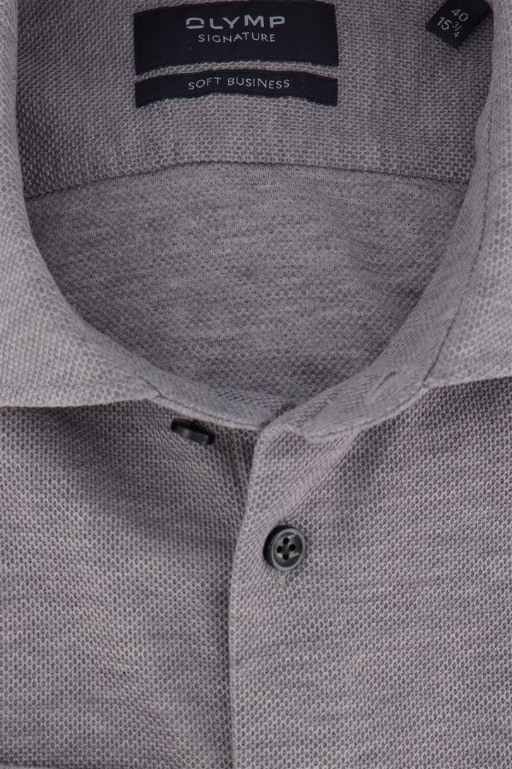 Grijs overhemd Olymp Signature