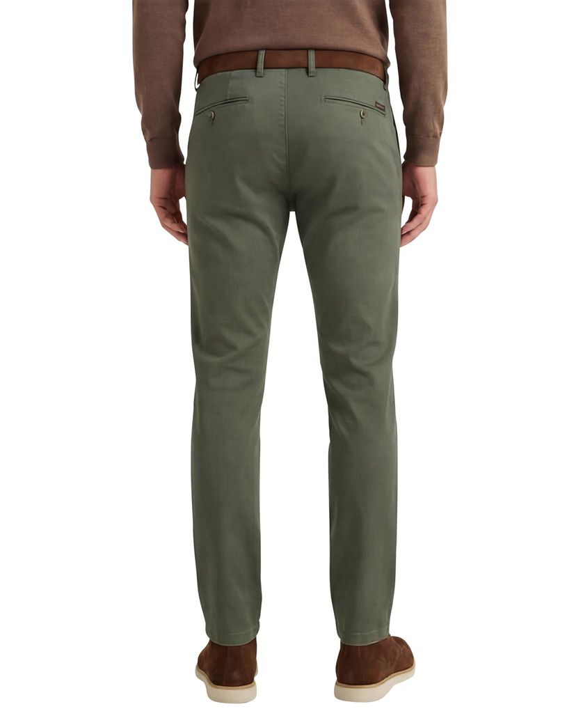 groene Gardeur Savage-2 katoenen broek