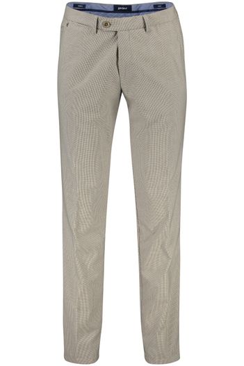Gardeur Beige Gardeur pantalon flatfront Slim Fit