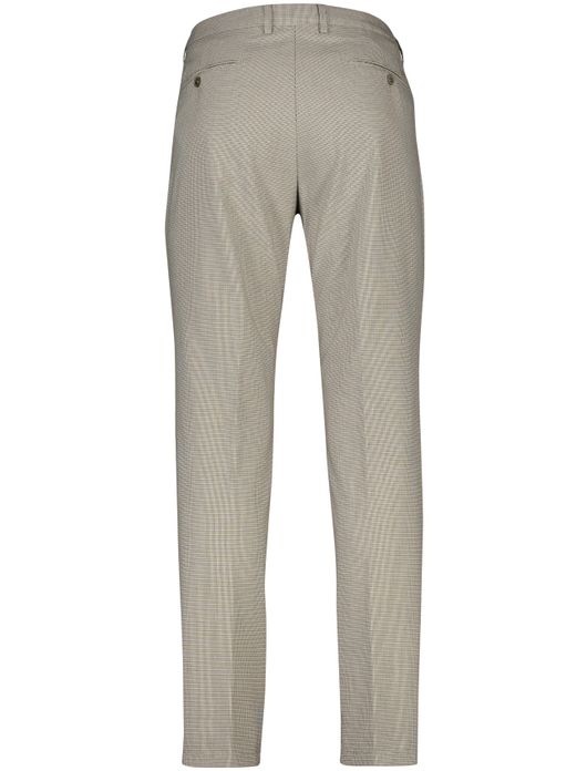 Beige Gardeur pantalon flatfront Slim Fit
