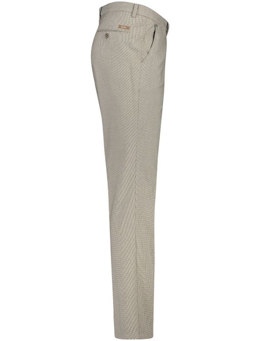 Beige Gardeur pantalon flatfront Slim Fit