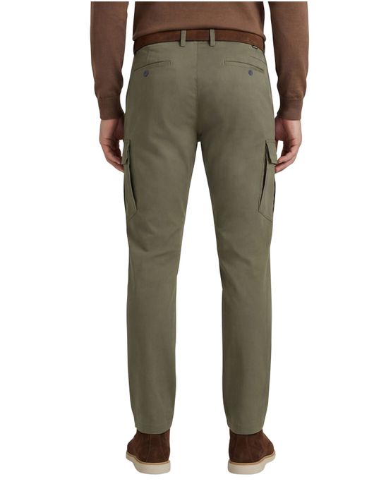 Chino Gardeur Tapered Fit olijfgroen