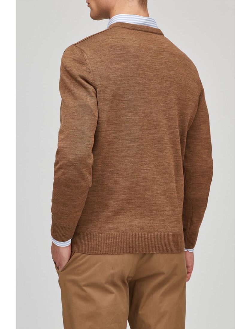 V-hals trui merinowol teddy Maerz