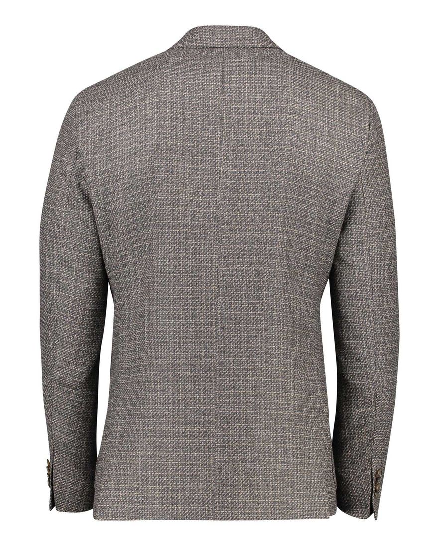 Dressler colbert bruin gemêleerd wol normale fit