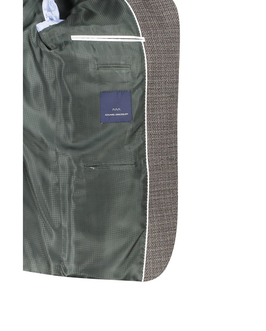 Dressler colbert bruin gemêleerd wol normale fit