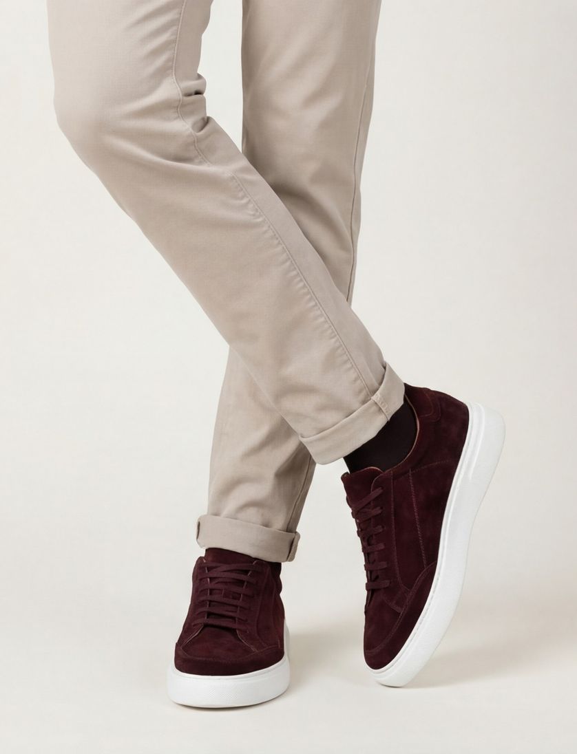 Sneaker Giorgio donkerbruin