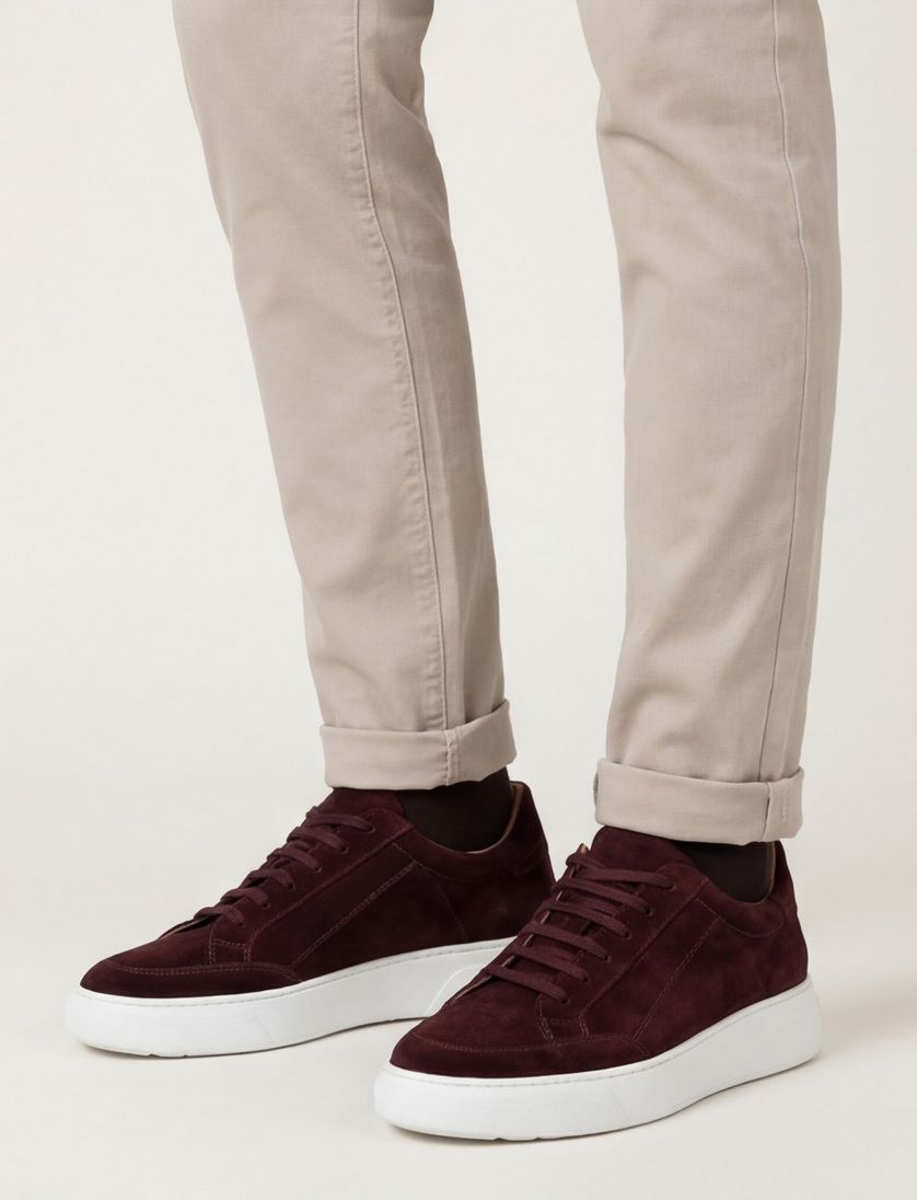 Sneaker Giorgio donkerbruin