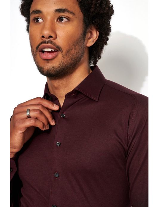 Overhemd Kent Desoto bordeaux