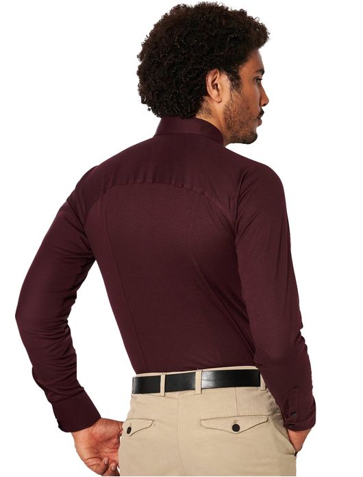 Overhemd Kent Desoto bordeaux