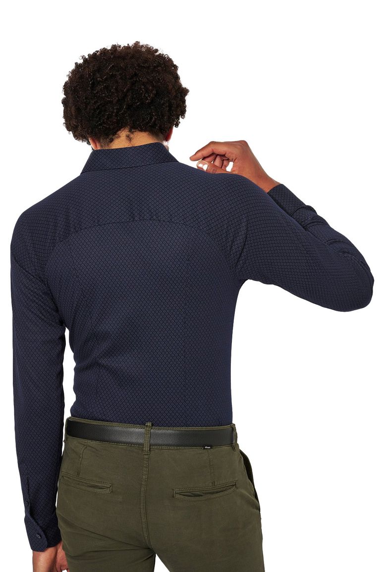 Kent overhemd Desoto navy