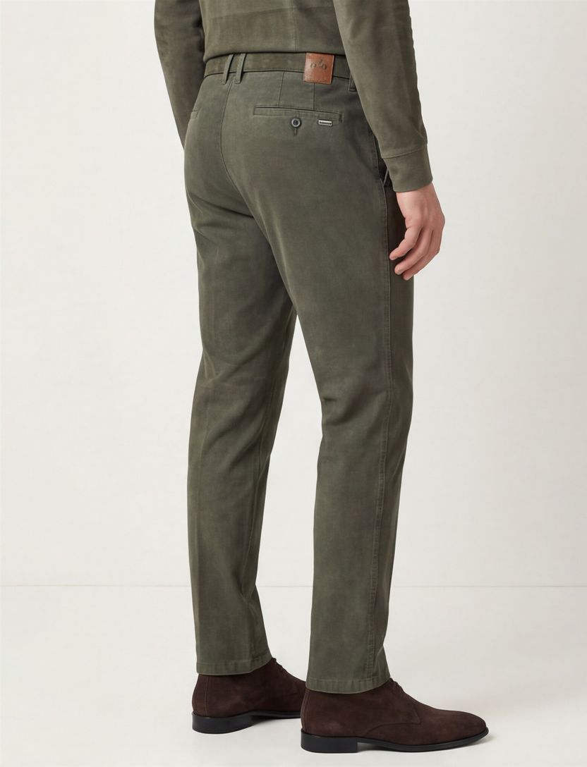 M.E.N.S. Madison chino groen