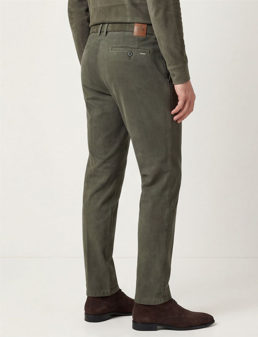 M.E.N.S. Madison chino groen