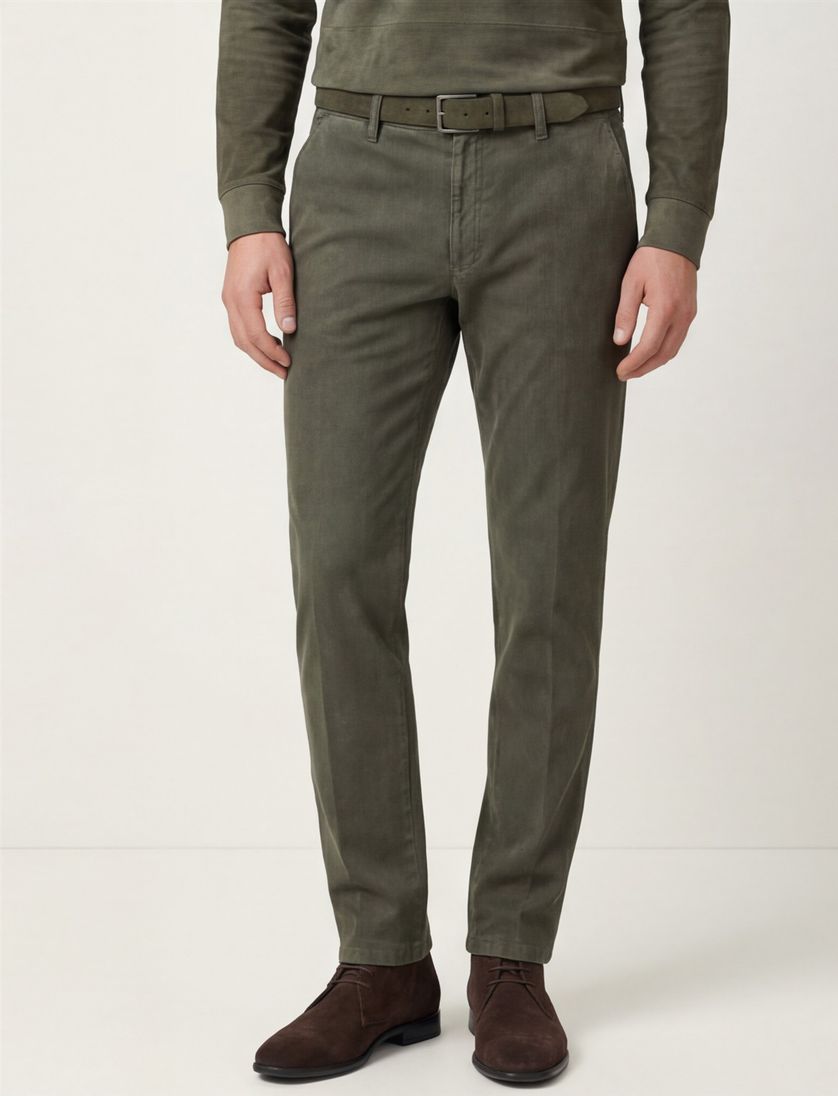 M.E.N.S. Madison chino groen