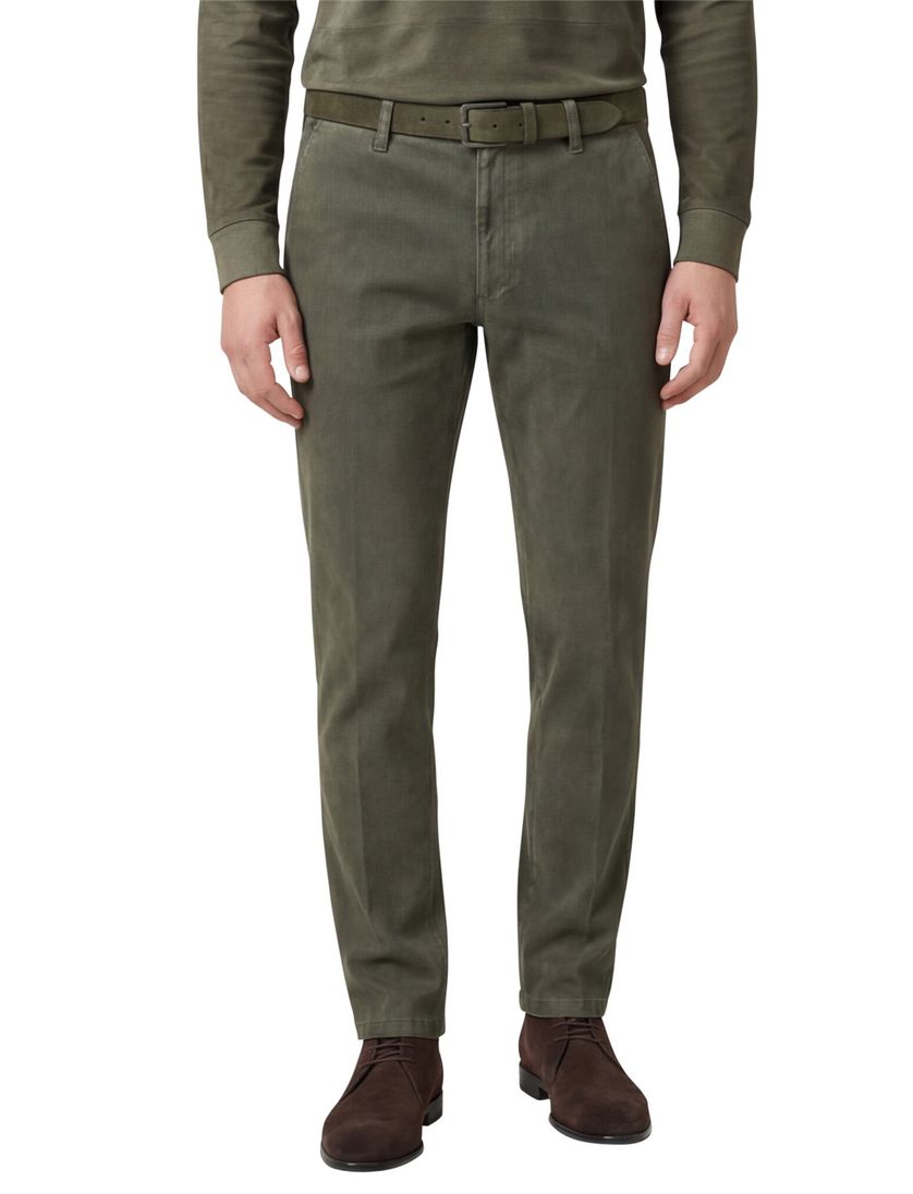 M.E.N.S. Madison chino groen