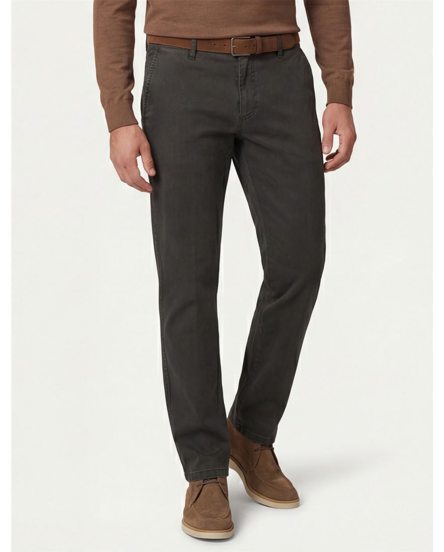 M.E.N.S. katoenen broek groen