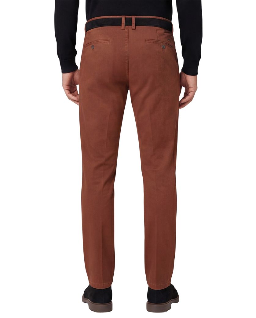 Chino M.E.N.S. Madison Modern Fit oranje