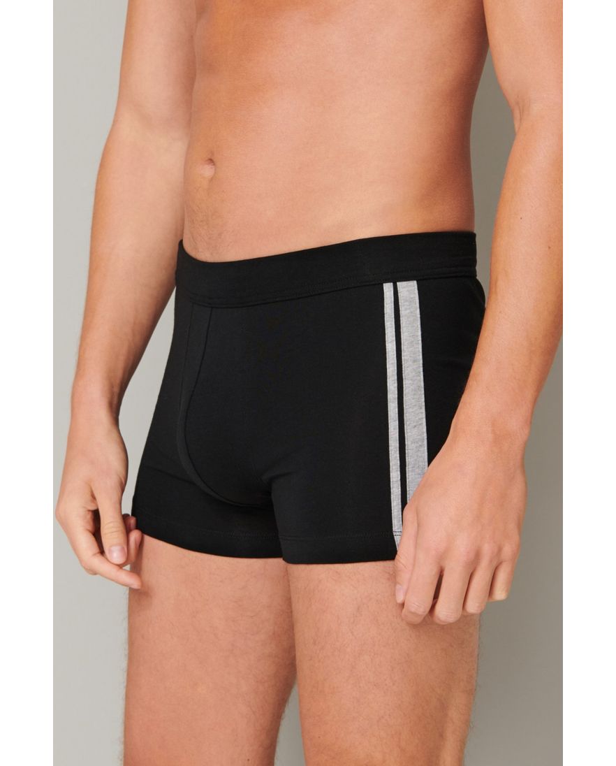 Boxershorts zwart 3-pack Schiesser 95/5 katoen