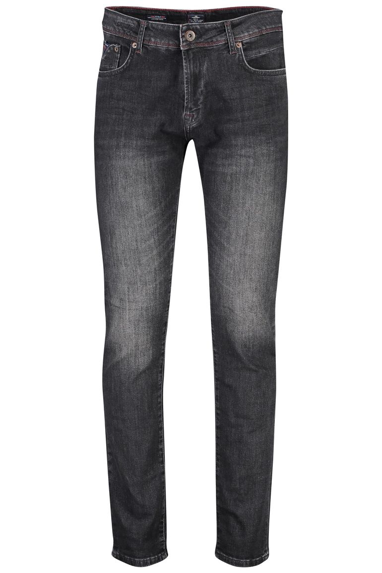 Broek NZA antraciet 5-pocket modern fit Nalson