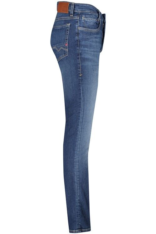 Mac jeans blauw effen denim Arne Pipe 5-pocket
