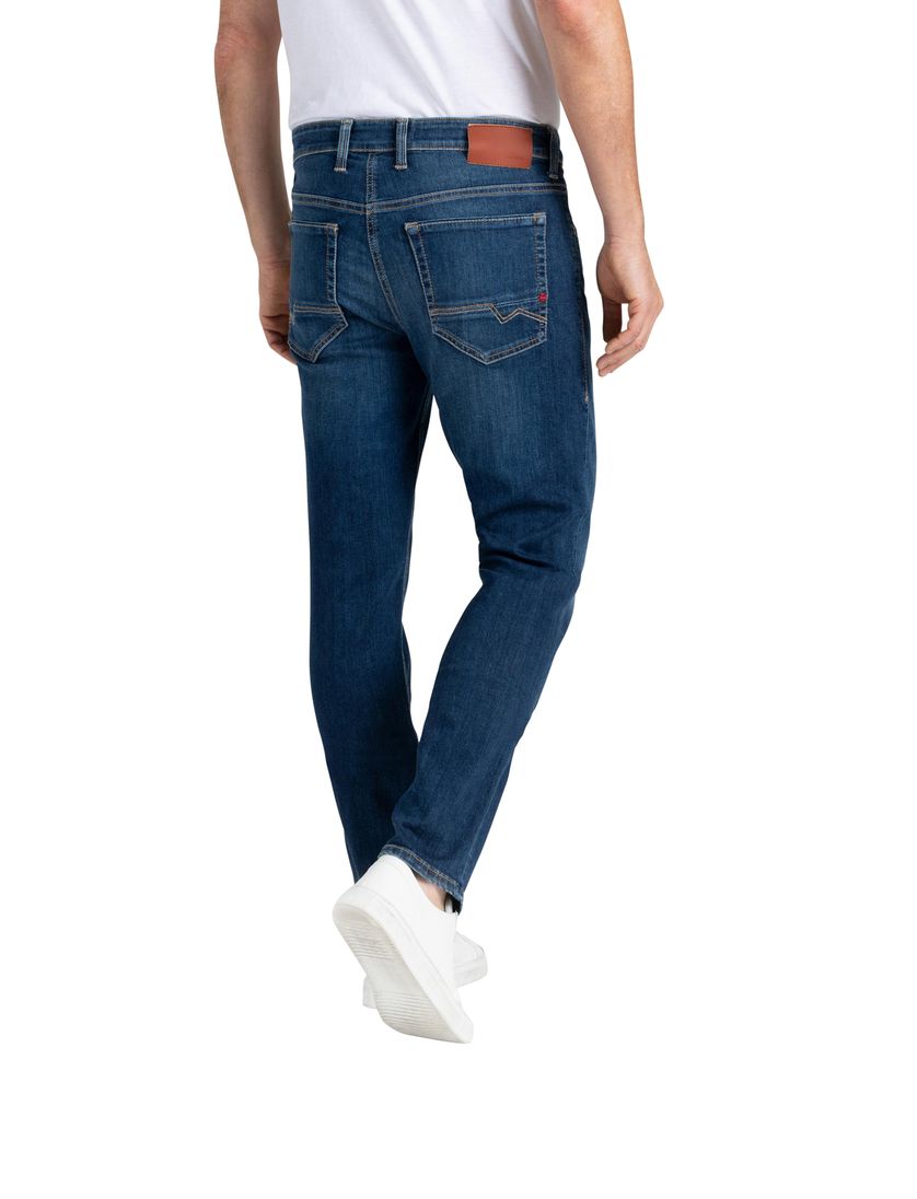 Mac jeans blauw effen denim Arne Pipe normale fit