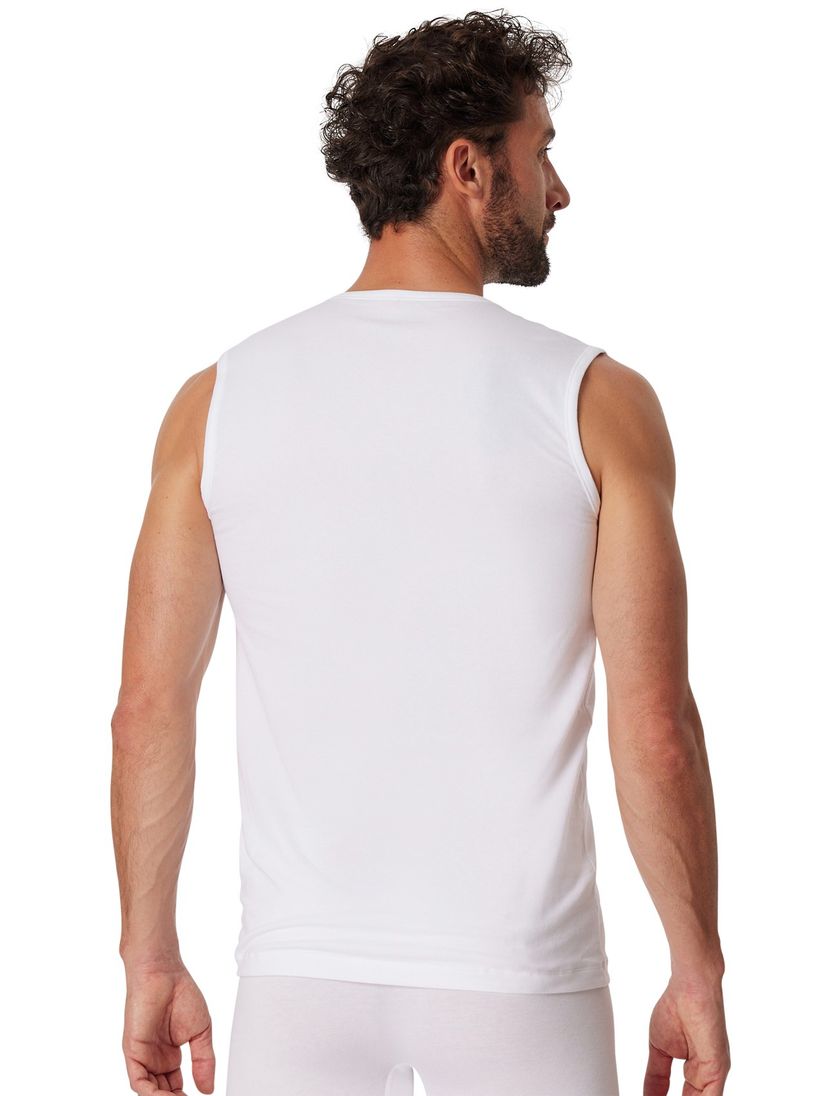 Schiesser singlets wit 2-pack 95/5