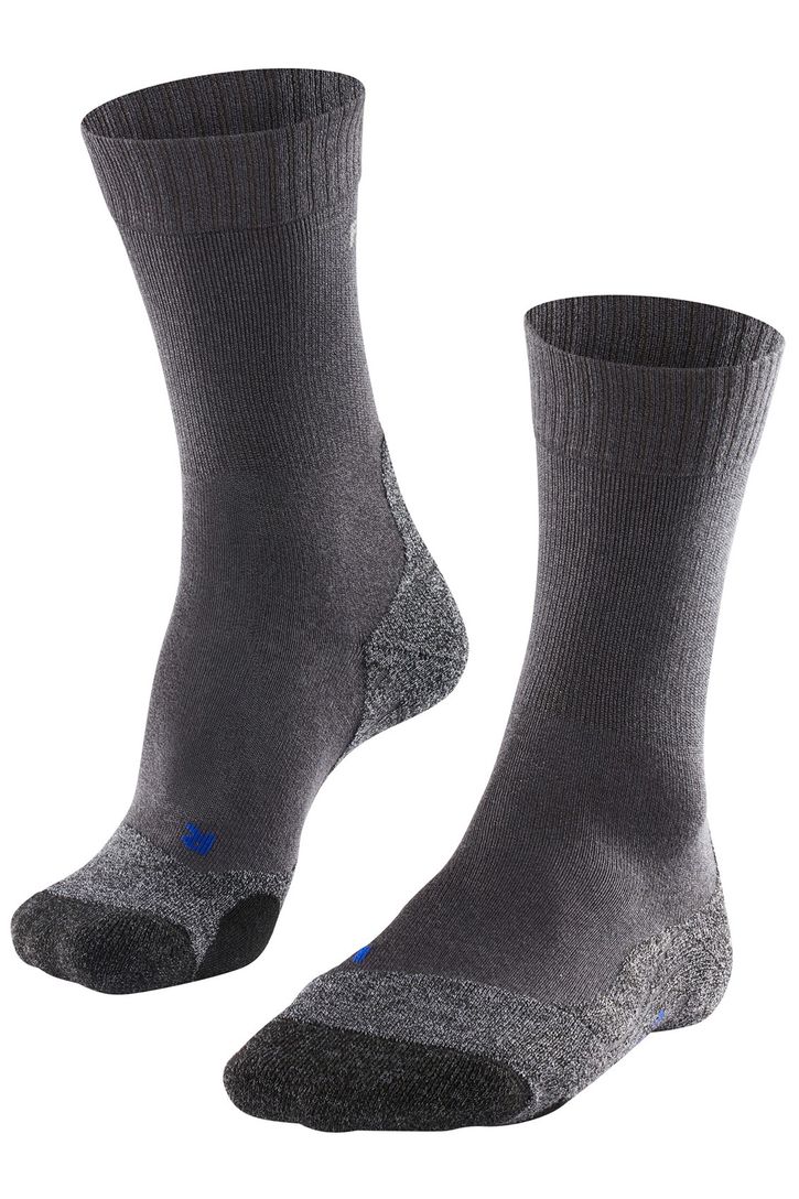 Falke sokken grijs effen normale fit